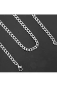 Gemici Model Erkek Çelik Zincir Kolye Paslanmaz Çelik 5 mm 65 cm - 3
