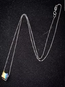 Gümüş Swarovski Taşlı Kadın Küp Gümüş Kolye thumbnail 4