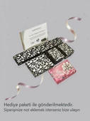 Gümüş Elmas Montür Set Kadın Gümüş Kolye Küpe Set - 3