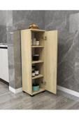 IRMAK DÜNYASI Çok Amaçlı Tek Kapaklı Mini Dolap Erzak Dolabı Banyo Dolabı - 3
