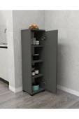 IRMAK DÜNYASI Çok Amaçlı Tek Kapaklı Mini Dolap Erzak Dolabı Banyo Dolabı - 3