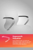 Ergolife Sit 8 Ofis Koltuğu | Krom Ayaklı, Fileli, Yüksek Arkalıklı, Siyah, Bilgisayar Sandalyesi -1B9.55.1.403 - 5