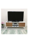 IRMAK MOBİLYA Irmak Tv Sehpası & Tv Ünitesi Ceviz Kapaklı Mini Televizyon Sehpası - 1