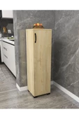IRMAK DÜNYASI Çok Amaçlı Tek Kapaklı Mini Dolap Erzak Dolabı Banyo Dolabı - 1