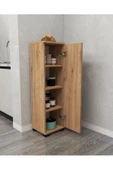 IRMAK DÜNYASI Çok Amaçlı Tek Kapaklı Mini Dolap Erzak Dolabı Banyo Dolabı - 3