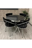 By Orhan Güzel ZÜMRÜT  , 4 Kişilik Mutfak Masası Takımı.YUVARLAK MASA TAKIMI thumbnail 4