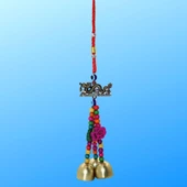 Feng Shui Dragon ve Üçlü Metal Çan 26 cm - 5