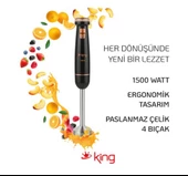 King KEB975 Boden Blender - Siyah/Bakır - 2