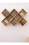 Talya Kitaplık Mdf Duvar Rafı - 1