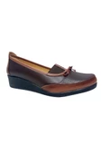 Dinçoflaz 005-048 Deri Fashion Kadın Ayakkabı Taba Kahverengi - 1