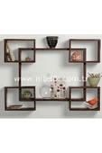 Arsen Mdf Ceviz Duvar Rafı - 1