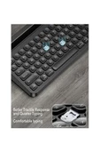 Philips M9 Mtk Mt6762 10.1" Uyumlu Kablosuz Bluetooth Şarjlı Büyük Boy Standlı TouchPad'li Klavye - 6
