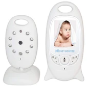 QASUL Video bebek izleme monitörü kablosuz 2.0 ''LCD çocuk bakıcısı 2 yönlü konuşma gece görüş sıcaklık güvenlik dadı kamera - 1