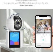 Full Hd 360° Akıllı Bebek Kamerası İki Yönlü Ses Gece Görüşlü Güvenlik Kamerası - 4