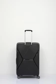 Benetton Trolley Valiz Siyah Orta Boy 14BNT3000-02-S - 3