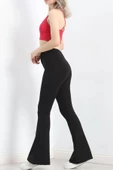 Şardonlu İspanyol Dalgıç Tayt Siyah - 20120.1098. - 2