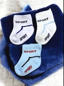 Sport Erkek Bebek Çorap Set - 3lü - 1