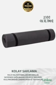 Lüks İki Yüzeyli Kayma Önleyici Silinebilir Hijyenik Yoga Minderi Pilates Meditasyon Matı 10 mm - 5