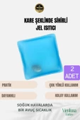 Çok Amaçlı Soğuk Havalarda Kare Şeklinde Sihirli Jel El Sıcak Tutan Isıtıcı Torba Cep Sobası 2 Adet thumbnail 1