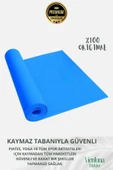 Lüks İki Yüzeyli Kayma Önleyici Silinebilir Hijyenik Yoga Minderi Pilates Meditasyon Matı 4 mm thumbnail 3