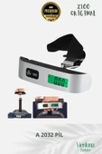 Profesyonel Hassas Seyahat Bavul Ağırlık Tartı Dijital Lcd Ekran Taşınabilir Bagaj Tartısı Max 50 Kg - 3