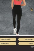 Premium Seri Sıkılaştırıcı Şekillendirici Toparlayıcı Fitilli İç Göstermez Popo Destekleyici Tayt - 4