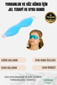 Soğuk Sıcak Uygulama Göz Terapi Rahatlatıcı Işık Göz Yorgunluğu Önleyici Jel Uyku Destekleyici Bandı thumbnail 1
