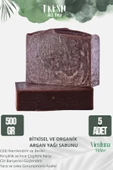 Özel Üretim El Yapımı %100 Doğal Vücut Saç Yüz Lüks Ferah Kokulu Cilt Dostu Argan Yağı Sabunu 5 Adet thumbnail 1