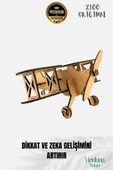 Yeni Sezon Eğitici Öğretici 3 Boyut Ahşap Puzzle Zeka Geliştirici Boyanabilir Oyun Maket Uçak - 2