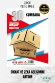 Yeni Sezon Eğitici Öğretici 3 Boyut Ahşap Puzzle Zeka Geliştirici Boyanabilir Oyun Maket Kumbara - 3