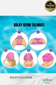 Özel Tasarım Suya Dayanıklı Silikon Havuz Deniz Kullanımına Uygun Esnek Yüzme Bonesi 2'li Set - 2