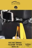 Premium Kalite Tüm Araçlarla Uyumlu Dayanıklı Araba Oto Koltuk Arkası Telefon Tutucu Askılık - 4