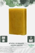 Özel Üretim El Yapımı %100 Doğal El Yüz Lüks Doğal Ferah Kokulu Cilt Dostu Kükürt Sabunu 2 Adet thumbnail 1
