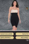 Yüksek Bel Destekli İz Göstermeyen Kaymaz Toparlayıcı İnceltici Popo Dikleştirici  Push-Up Korse - 3