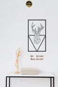 Premium Kalite Modern Stil Geyik Figürlü Metal Ev Ofis Duvar Dekoru - 5