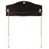 KL-OBJE DETAY ZİNCİR GÖZLÜK İPİ GENİŞ YAPRAK RR - 1