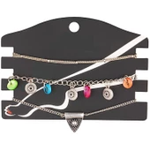 KL-ÜÇLÜ KOMBİN ETNİK SİLVER RENK HALHAL - 1