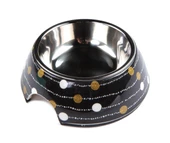 Bobo Kedi Köpek Mama ve Su Kabı BO-3139G(A5) 150 ML Siyah thumbnail 1