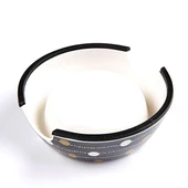 Bobo Kedi Köpek Mama ve Su Kabı BO-3139G(A5) 150 ML Siyah thumbnail 3