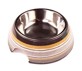 Bobo Kedi Köpek Mama ve Su Kabı BO-3139G(A5) 150 ML Kahve - 1