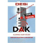 Desi Alarmlı Çelik Kapı Kilidi Dak Kilit Ücretsiz Kargo - 3
