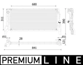 MOTOR SU RADYATORU PREMIUM LINE BMW F40 F45 F46 F48 F39 MINI F60 F54 F57 - 1