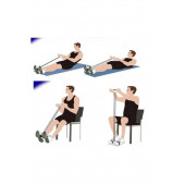 Body Trimmer Egzersiz Spor Aleti Karın Kalça Kas Direnç 4 Lastik - 1