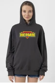 He Man Logo Füme Kadın 2ip Kapşonlu thumbnail 1