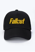 Fallout Lettern Siyah Fileli Şapka - 1