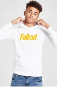Fallout Lettern Beyaz Çocuk 3ip Kapşonlu  Sweatshirt - 1