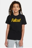 Fallout Lettern Siyah Çocuk Tshirt - 1