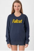 Fallout Lettern İndigo Kadın 2ip Sweatshirt thumbnail 1