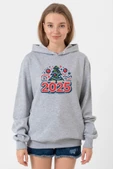 Happy New Year 2025 Essential Grimelanj Kadın 3ip Kapşonlu Sweatshirt thumbnail 1