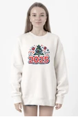 Happy New Year 2025 Essential Beyaz Kadın 2ip Sweatshirt thumbnail 1